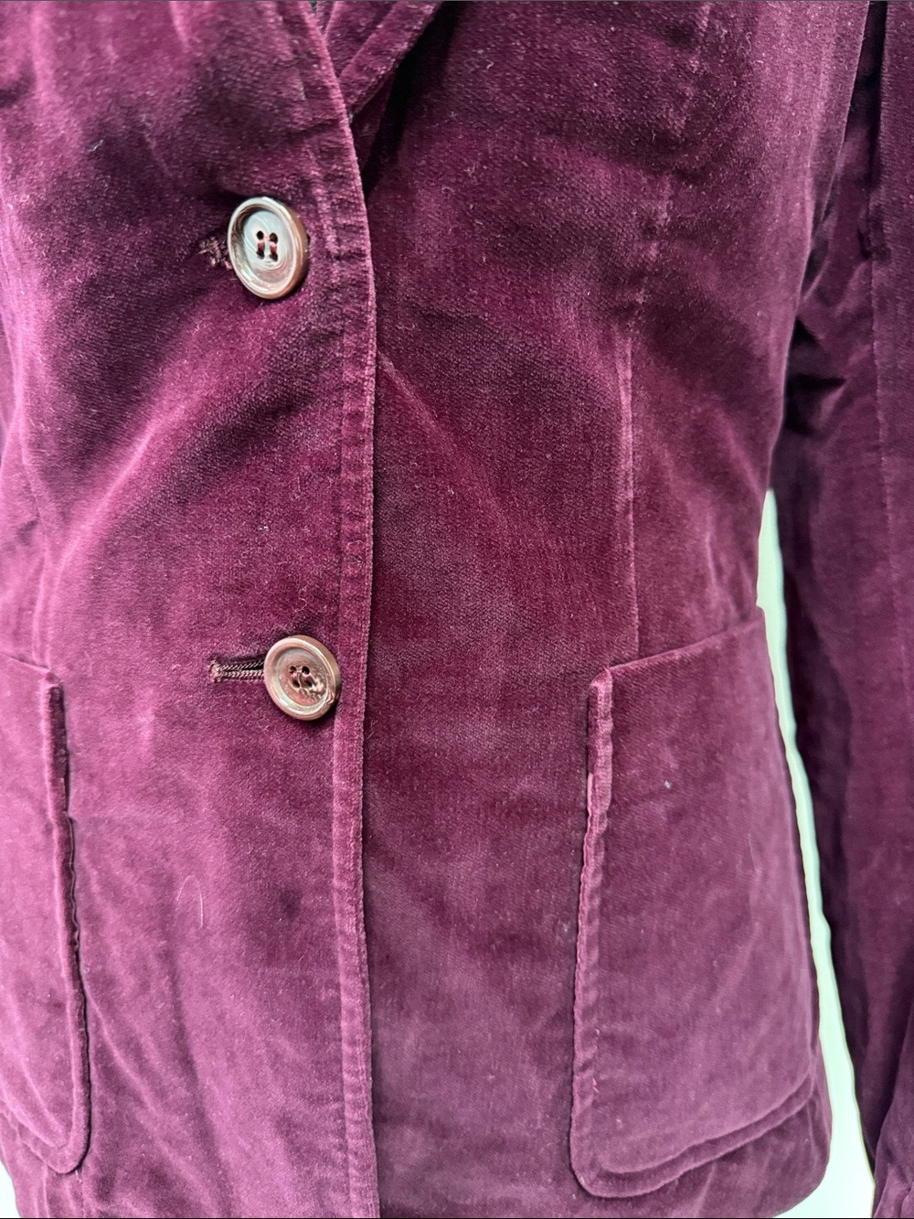 Merci Jr. Vintage Women's Velvet Blazer - Picture 5 of 15